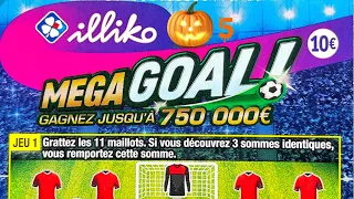 GRATTAGE DE 9 MEGA GOAL💰October Challenge #5 🎃