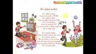 Karaoke - It's rainy today. (Family and Friends Special Edition grade 4)