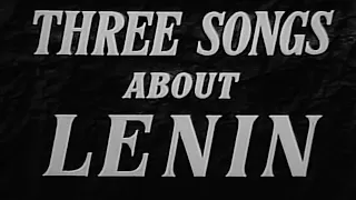 Three Songs About Lenin  Tri pesni o Lenine (1934) | Full Movie | FHD