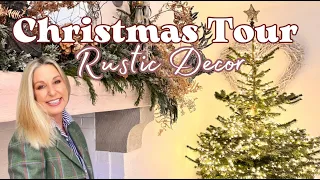 RUSTIC Christmas Decor ~ Christmas Tour 2022 ~ English Farmhouse Christmas