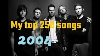 My top 250 of 2004 songs