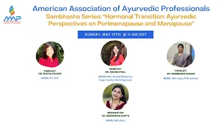 "Hormonal Transition: Ayurvedic Perspectives on Perimenopause and Menopause"