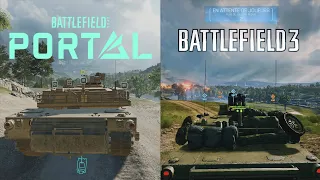 BF3 Portal (2042) VS Battlefield 3 - Gameplay mechanics & Physics Comparison