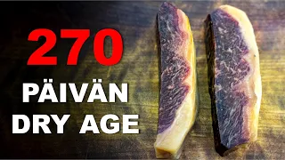 Ultimaattinen DRY AGE Kokemus? 9 Kuukautta Kypsynyttä Lihaa!