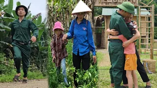 After many days of searching for his wife and children, the husband also found his family