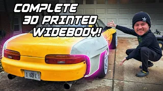 3D Printed Widebody Kit is Fully Attached!!!