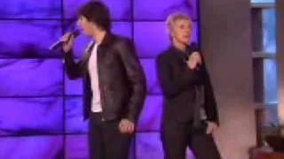 Josh Groban and Ellen - Total Eclipse of the Heart.