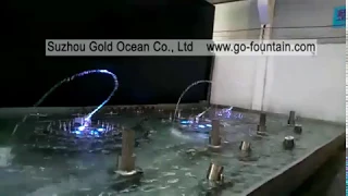 3D digital swing spray water feature    Gold Ocean Factory