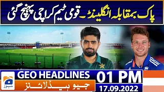 Geo News Headlines 1 PM - 17 September 2022