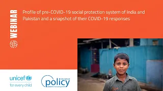 Profile of pre-COVID-19 social protection system of India and Pakistan