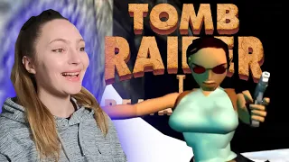 My First Time Playing and Blind Reaction to TOMB RAIDER I REMASTERED - Part 1