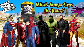 Can Avengers Stop The Train in GTA 5 ? (GTA 5 mods)