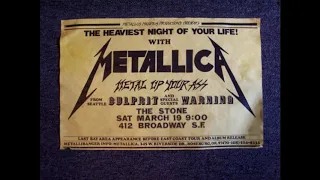 Metallica's First Show With Cliff Burton March 19th 1983
