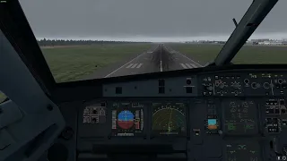 Crosswind butter landing into Tallinn Lennart Meri Airport - TLL/EETN; Airbus A321-271NX; Xplane 11