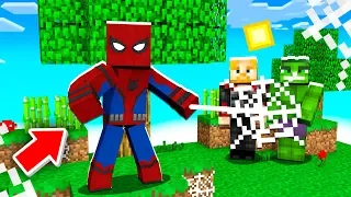 Playing MINECRAFT as SPIDERMAN! (Crazy Craft)