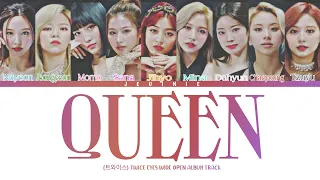 TWICE - 'Queen' Lyrics [트 와이스 퀸 컬러 코딩 가사 한글] Color Coded Lyrics ROM BELOW