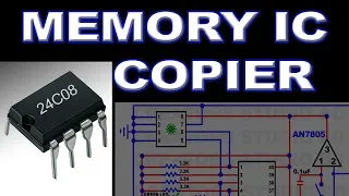 24C08 | How to Make TV Memory IC Copier Using Microcontroller | EEPROM Programmer Circuit Diagram