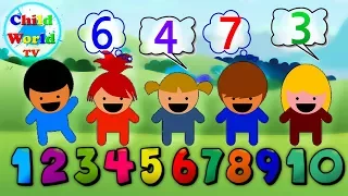 Learning numbers for toddlers Compilation learning numbers 1-10