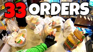 33 ORDERS!?!?! | SINGAPORE MOTOVLOG | grabfood