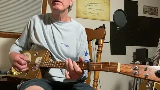 Jumping Jack Flash - Rolling Stones cover on cigarbox guitar