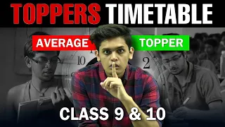 Best Timetable for class 9 and 10🔥| Secret of Every Topper| Prashant kirad|