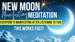 New Moon Meditation 🌙 | Whatever You Decide Will Manifest! | THIS WORKS! #newmoon #meditation