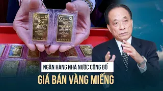 Giá bán vàng miếng SJC của Ngân hàng Nhà nước là 78,98 triệu đồng/lượng