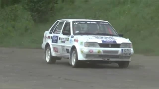 Szombierki Rally Cup 2019   Runda 3   Marcin Klukowski   Ksenia Klukowska  FSO Polonez