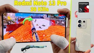 Redmi Note 13 pro free fire gameplay test onetap headshot 2 finger handcam snapdragon 7s Gen 2 CPU