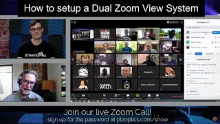 Live Stream Zoom Meetings with Speaker View & Grid View