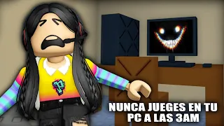 NUNCA JUEGUES EN TU COMPUTADORA A LAS 3AM  ROBLOX | Jim's Computer | JUEGO DE TERROR | HISTORIA