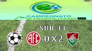 AMERICA X FLUMINENSE SUB 13