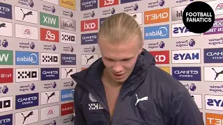 Manchester City vs Fulham 2-1 | Erling braut haaland post match Interview 🔥