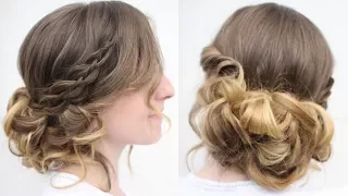 Easy DIY Twisted Updo | Easy Hairstyles | Braidsandstyles12