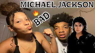 Michael Jackson || BAD (Official Video) || COUPLE REACTION 😱🔥💗 || KING OF POP