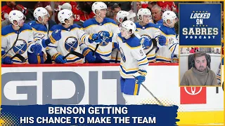 Zach Benson getting his chance to make the Sabres