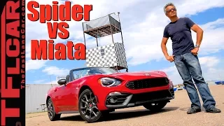 What's Faster: Fiat 124 Spider Abarth or Mazda Miata MX-5?