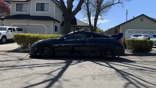 ROLLING FENDERS ON A CELICA (THE WRONG WAY)