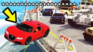 GTA 5 - 20 STAR WANTED LEVEL!! (Can We Lose It?)