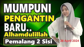 PENGANTIN BARU MUMPUNI DAN GUS FITROH SEMOGA SAKINAH MAWADAH WAROHMAH PEMALANG 2 SISI,25 APRIL 2024