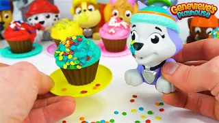 Learn Colors and Shapes with Paw Patrol Cupcakes!