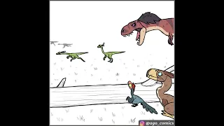 Twig Meets Roxy For The First Time | Twig and Tulip Comic by Pet_foolery #comicdub #dinosaur