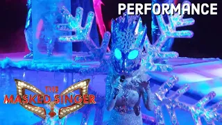 Snowstorm sings “Thank U, Next” by Ariana Grande | THE MASKED SINGER | SEASON 8