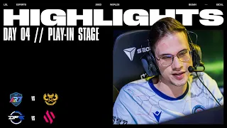 FULL DAY HIGHLIGHTS | Play-in Stage Day 4| Worlds 2023