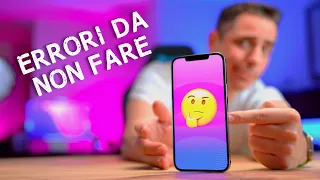 5 ERRORI da NON FARE con iPhone