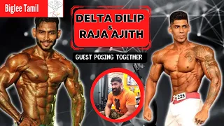 Delta Dilip and Raja Ajith guest posing at Mr Tamilnadu 2023 - Biglee Tamil