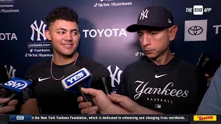 Jasson Domínguez on playing in Bronx & first HR at Yankee Stadium