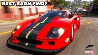 Ferrari F40 Competizione - Forza Horizon 5 Free Car - Barn Find - Review & Customization | NEW RARE