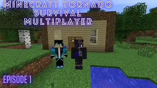 2 Hurricanes! | Minecraft Tornado Survival Multiplayer Episode 1 Season 1