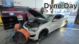 BUILT GENESIS COUPE 2.0T SCREAMS ON THE DYNO (IT SOUNDS SPICY)